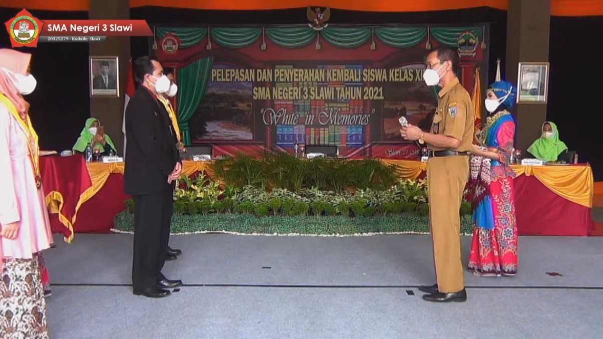 SMAN 3 Slawi Gelar Pelepasan Kelas XII Virtual