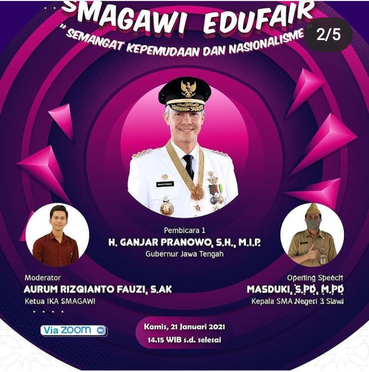 SMAGAWI Edufair 2021 Sukses digelar ditengah pandemi