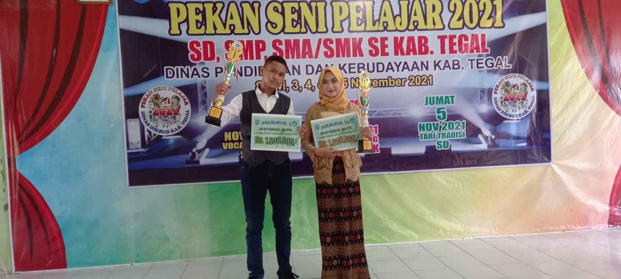 SMA Negeri 3 Slawi Raih Juara Terbaik Lomba Keroncong Tingkat Kabupaten Tegal
