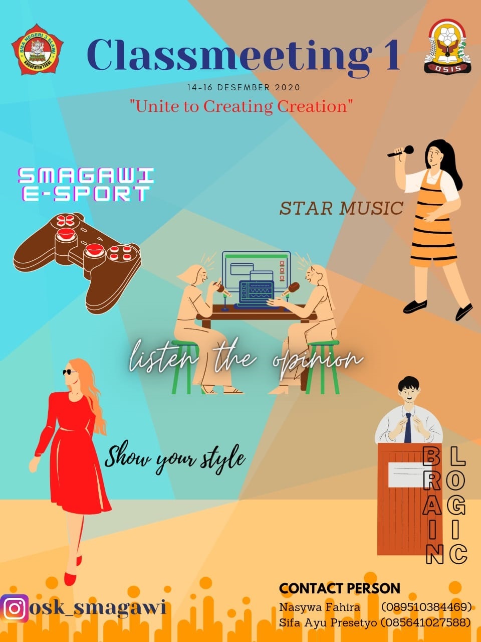 CLASSMEETING SMAN 3 SLAWI, TETAP KREATIFITAS DARI RUMAH