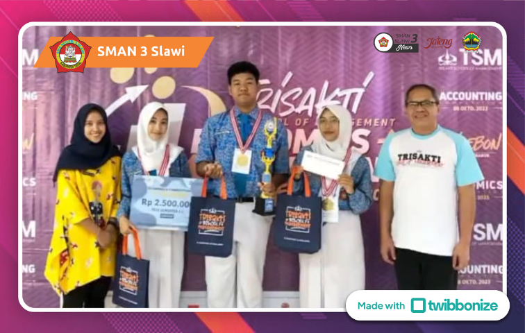 SMAN 3 Boyong 2 Piala dari Trisakti