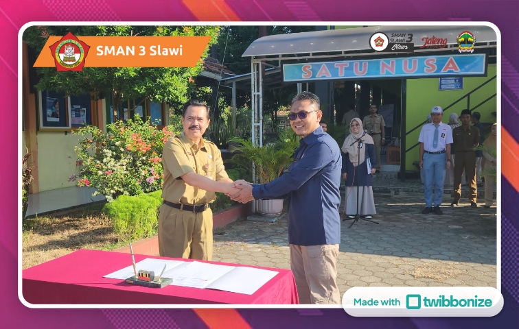 Launching Pojok Literasi Statistik, BPS Gandeng SMAN 3 Slawi untuk MoU