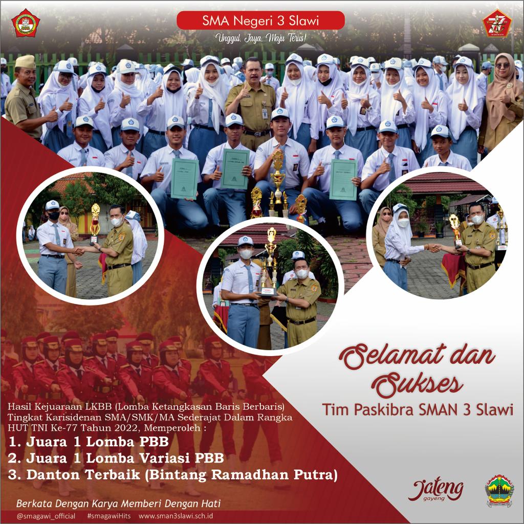 SMAN 3 Slawi Juara Umum LKBB Se-Eks Karesidenan Pekalongan